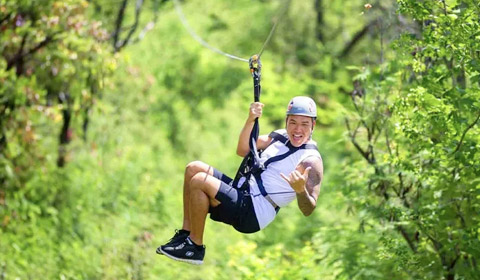 3 Zipline Adventure CCoral Crater Adventure Park