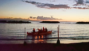 Traditional Canoe Ride Royal Hawaiian Beach Services